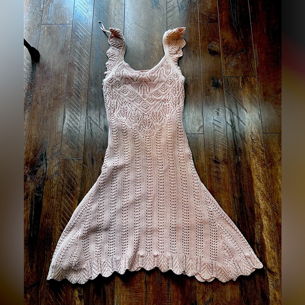 Freshman 1996 Blush Knit Dress